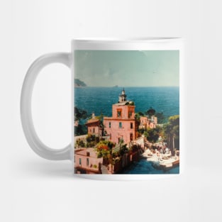Amalfi Coast en rose III Mug